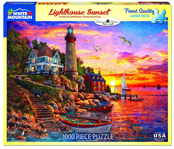 Lighthouse Sunset - 1000 Piece