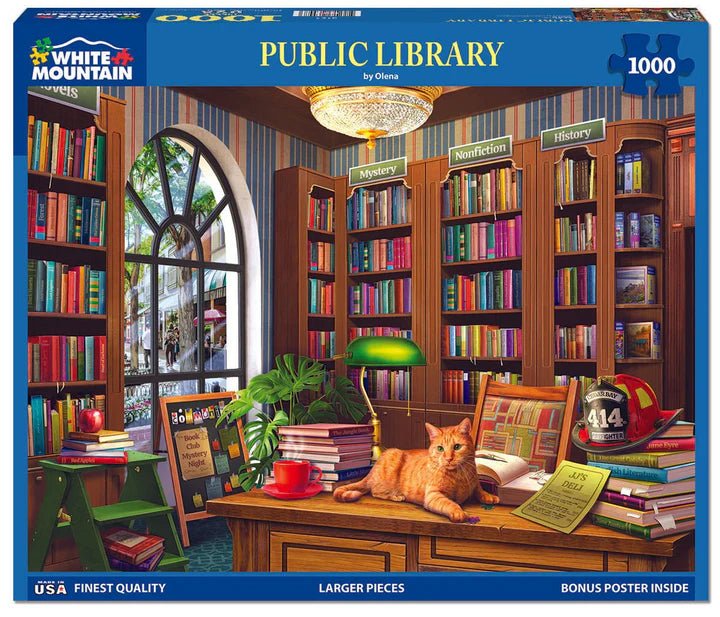 Public Library - 1000 Piece Jigsaw Puzzle