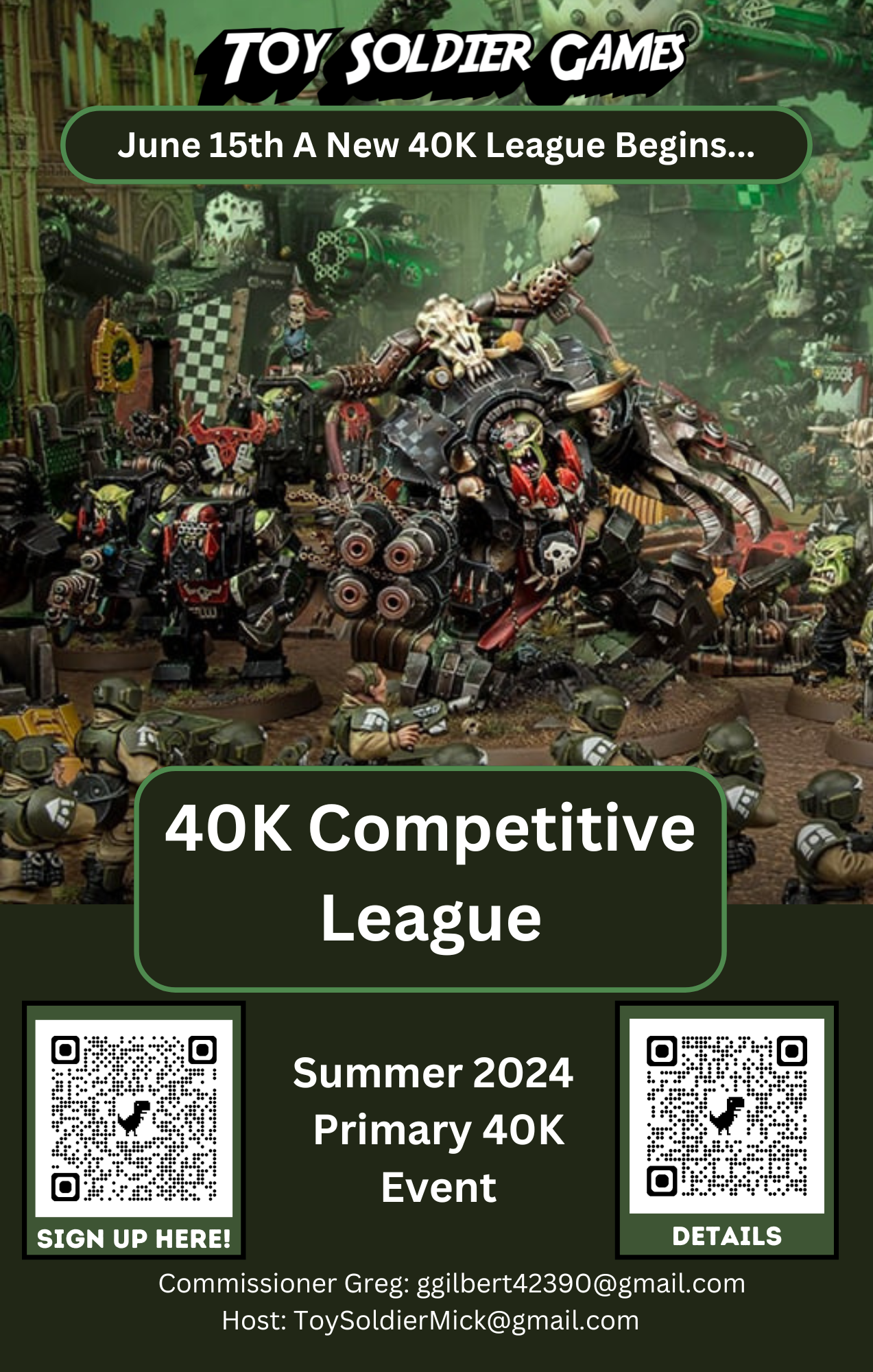 40K Competitive League Summer 2024