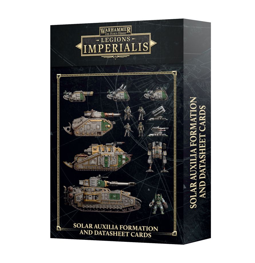 Legions Imperialis Solar Auxilia Army Cards
