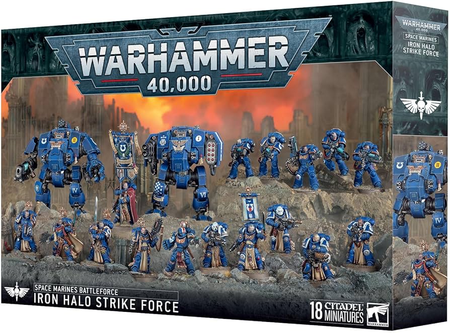 Space Marines Iron Halo Strike Force (Holiday Box 2025)