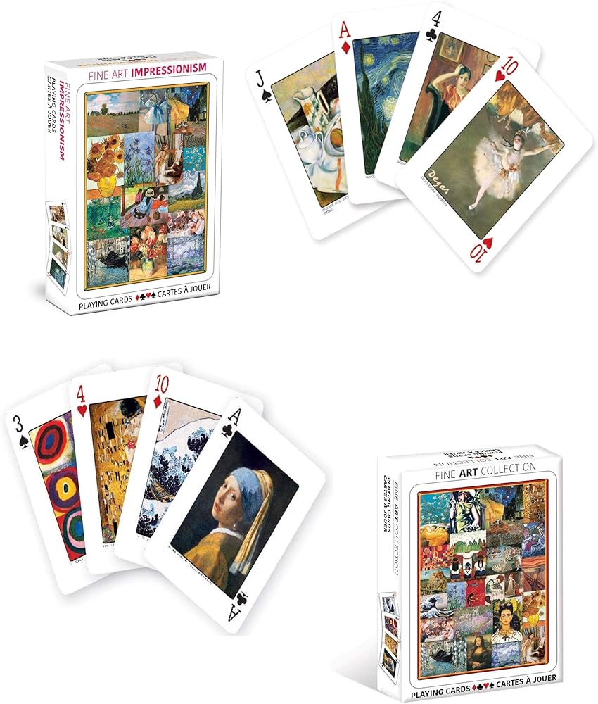 Deck of Playing Cards - Impressionism