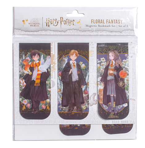 Harry Potter Floral Fantasy Bookmarks (5)