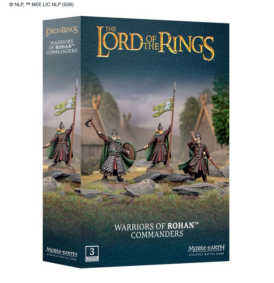 Middle Earth SBG Warriors Of Rohan Commanders