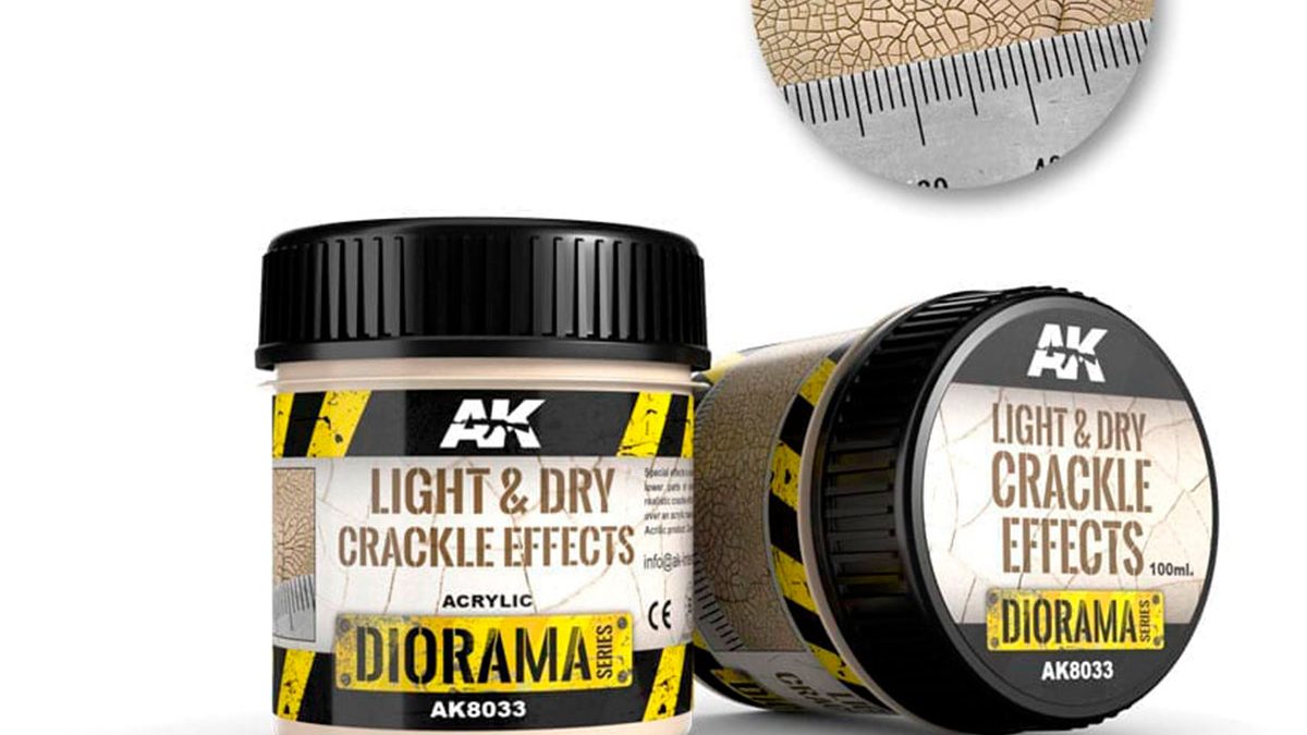 Light & Dry Crackle Effects AKI Texture 100ml