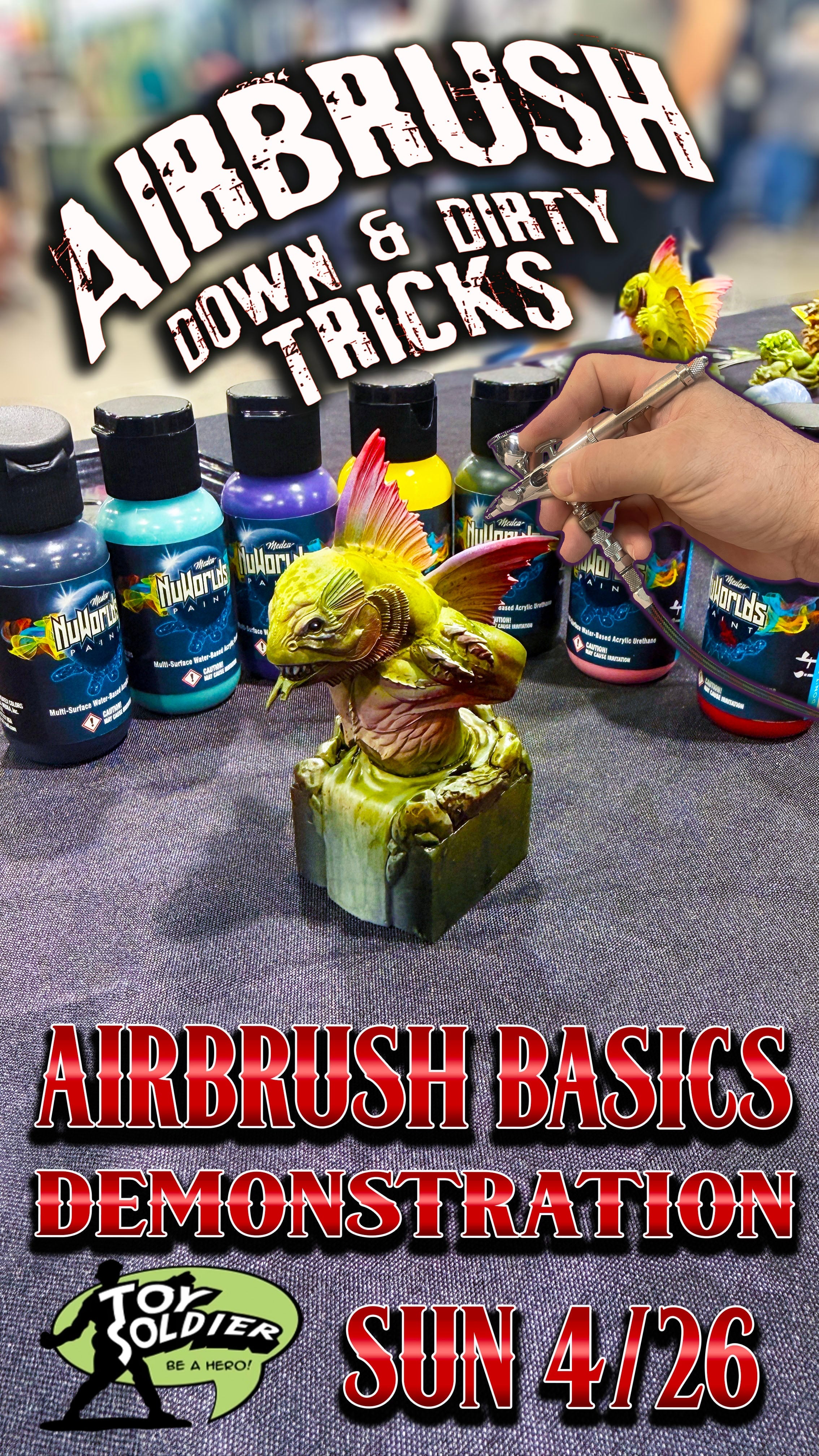 Airbrush Basics Demonstration with Scott 4/26/2026