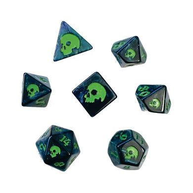 Black Death Creeping Slime RPG Dice Set (BOW)