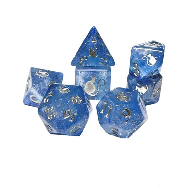 Kitty Clacks Cosmo RPG Dice Set (BOW)