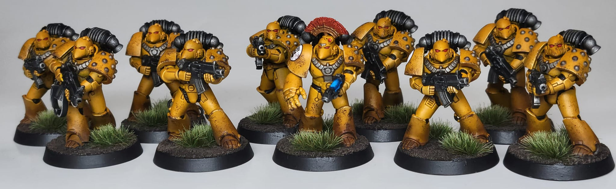 Horus Heresy Tactical Squad by @fist_and_stone