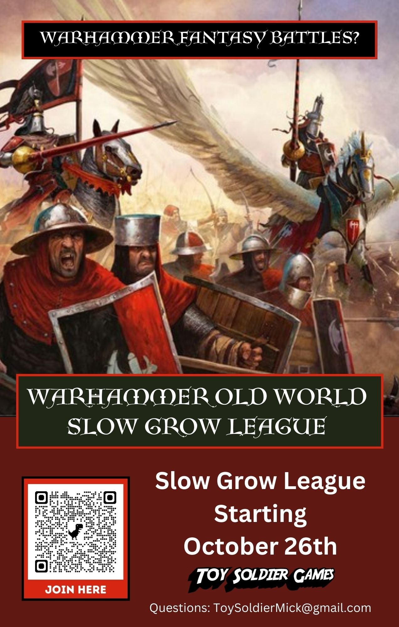 Toy Soldier Old World Slow Grow League 2025 (Starts October 26th)