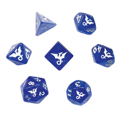 Glitter Dragon Indigore RPG Dice Set (BOW)