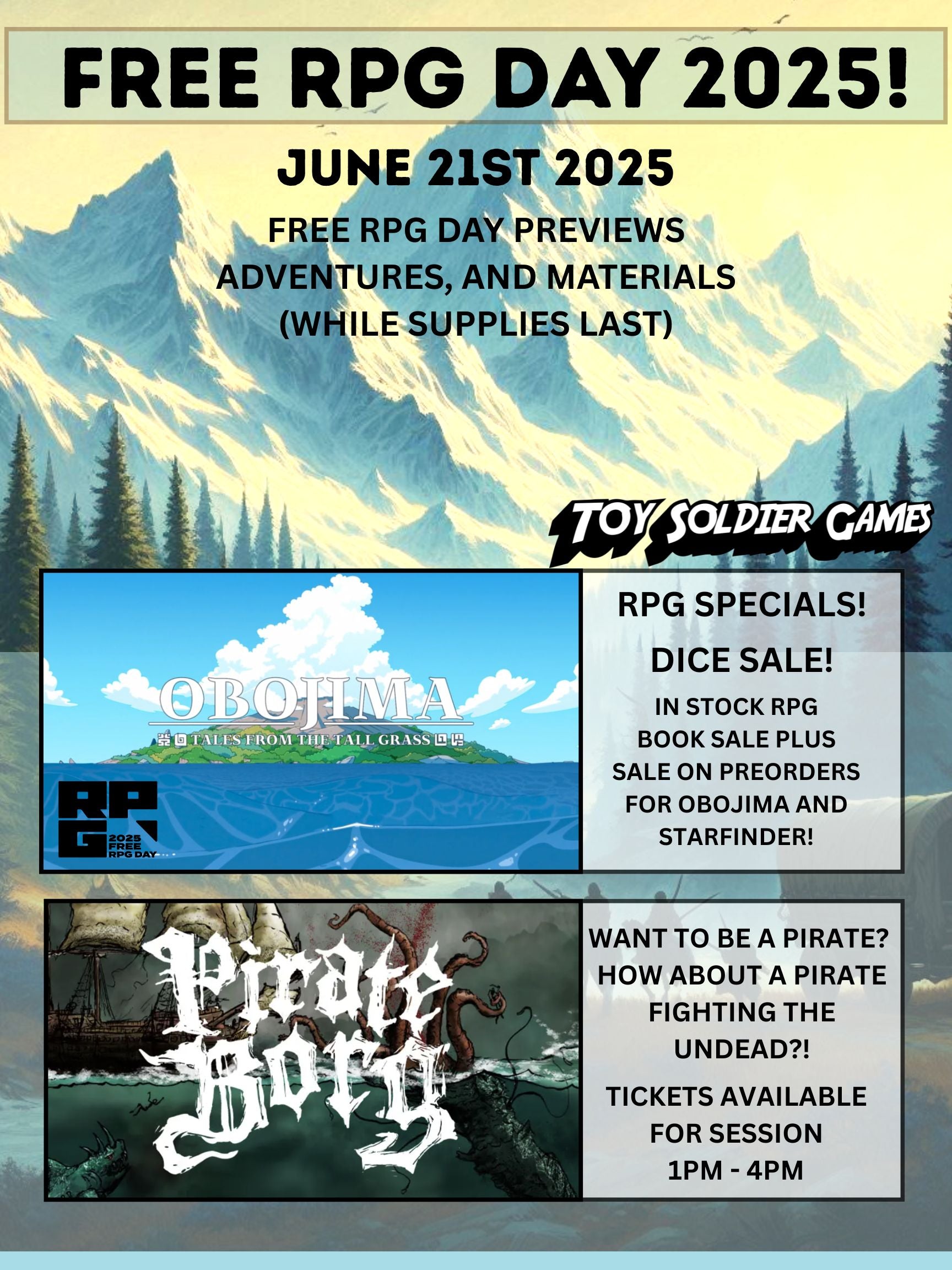 Free RPG Day : Pirate Borg Adventure!