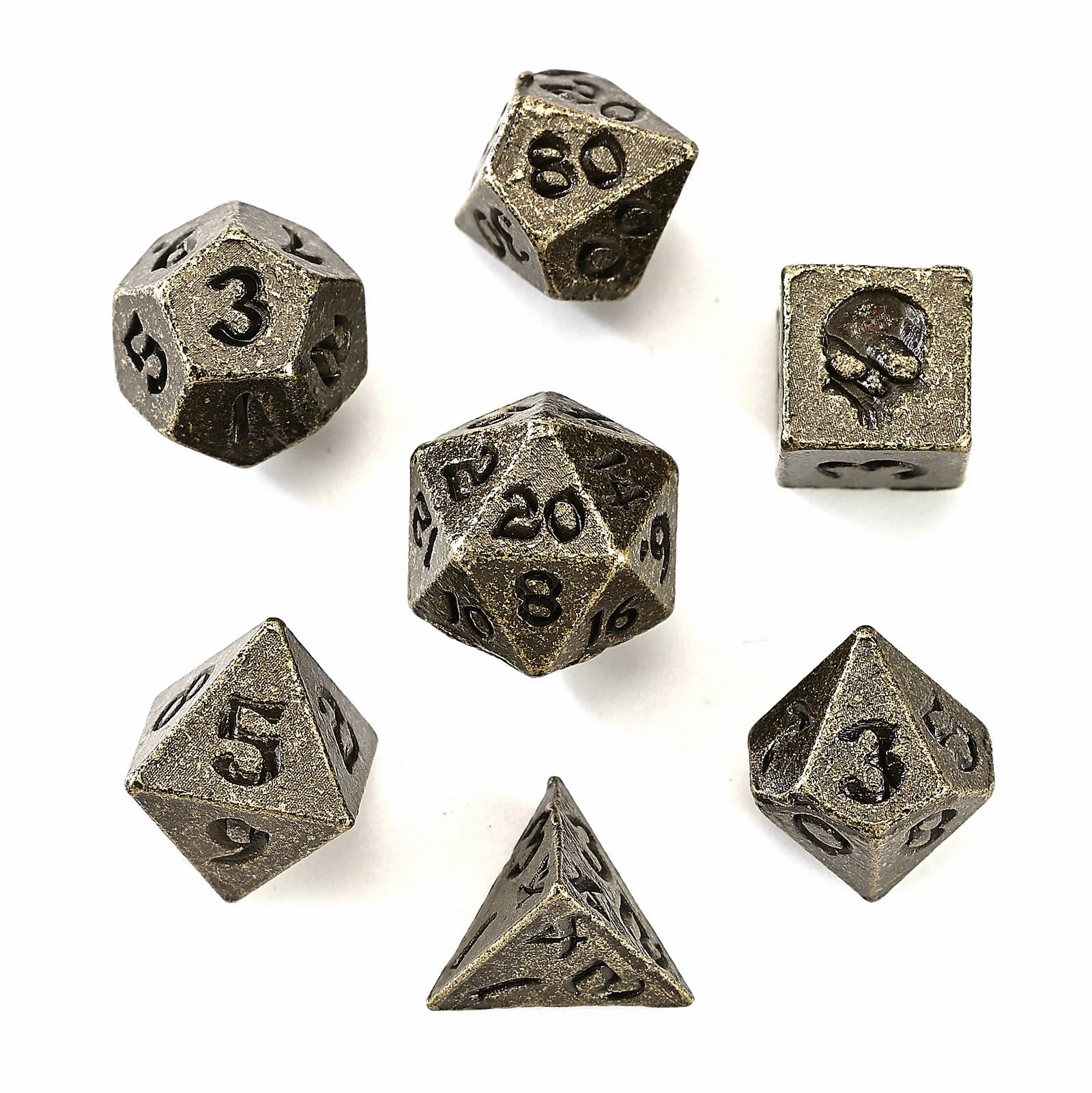 Unseelie Mini Metal RPG Set – Ancient Bronze