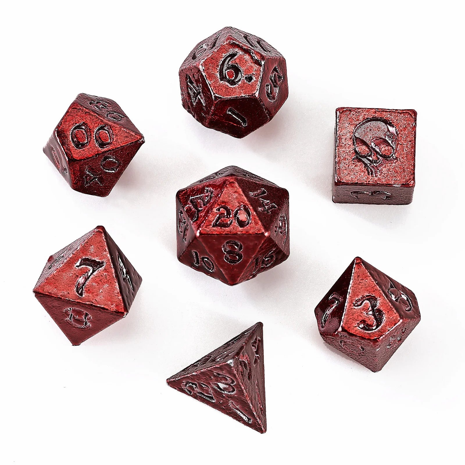 Unseelie Mini Metal RPG Set – Red