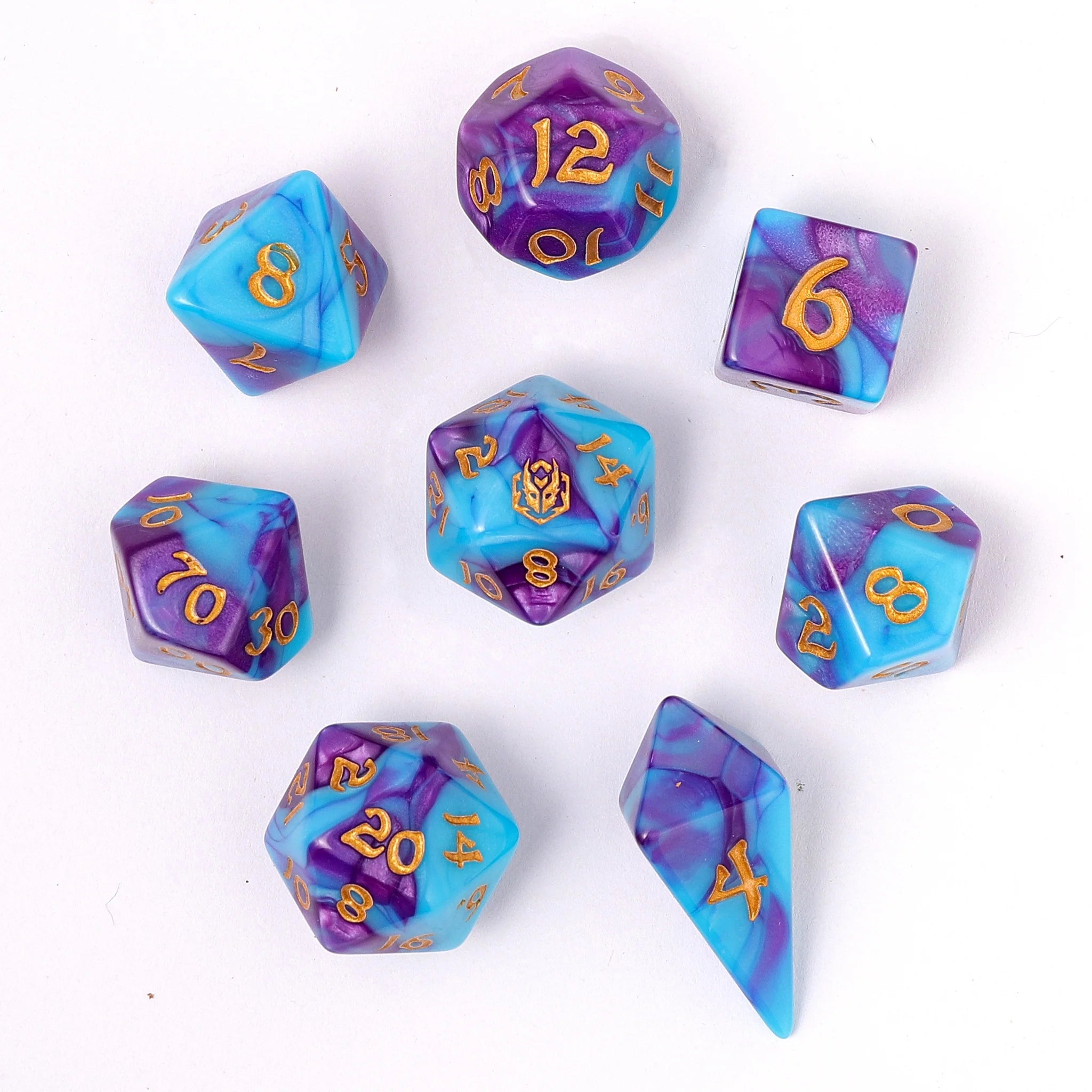 Wyrmforged RPG Dice Set – Banshee’s Wail