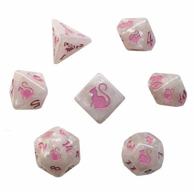 Kitty Clacks Marie RPG Dice Set (BOW)