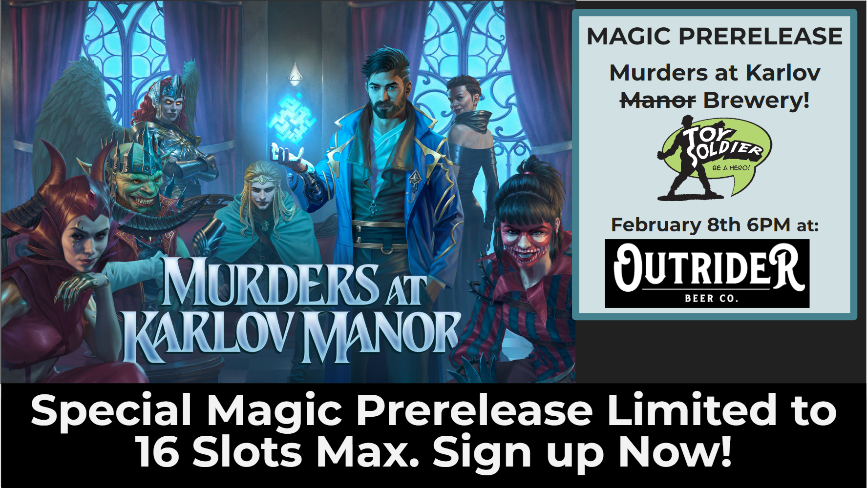 Murders at the Brewery :: A MTG Prerelease Event