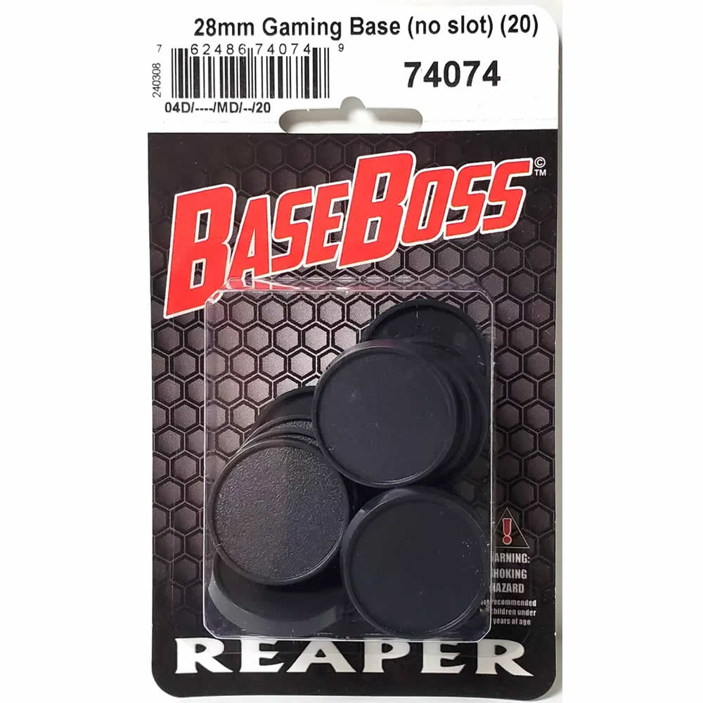 RPR 28mm Gaming Base (Unslotted) (20)