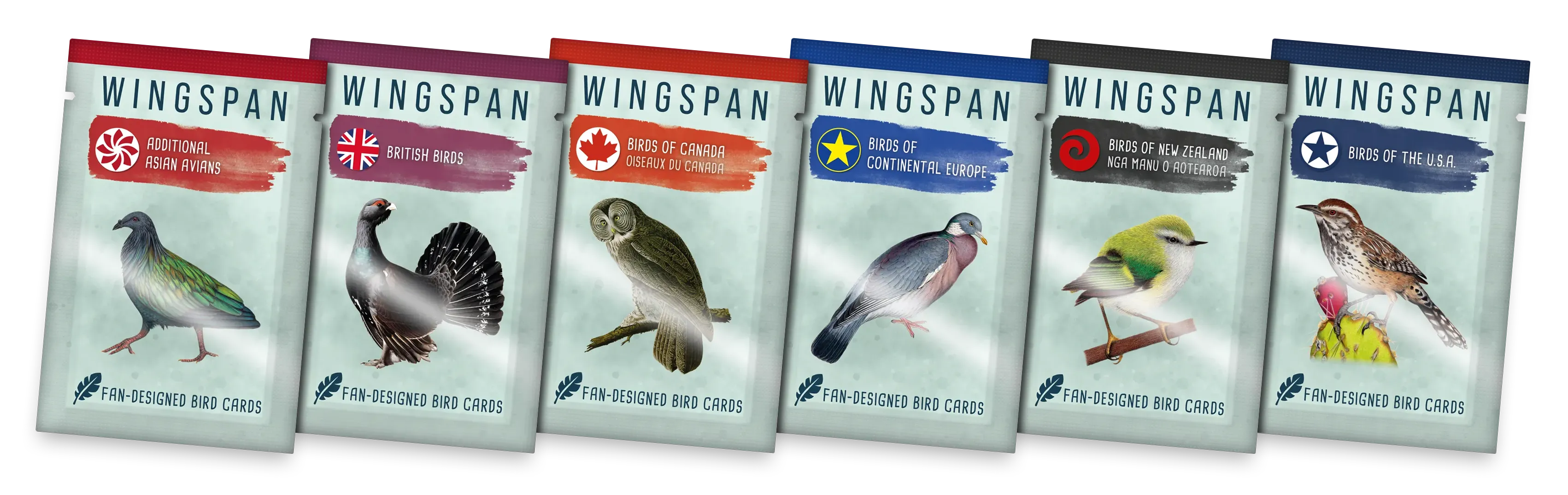 Wingspan: Fan-Designed Bird Packs Set 1