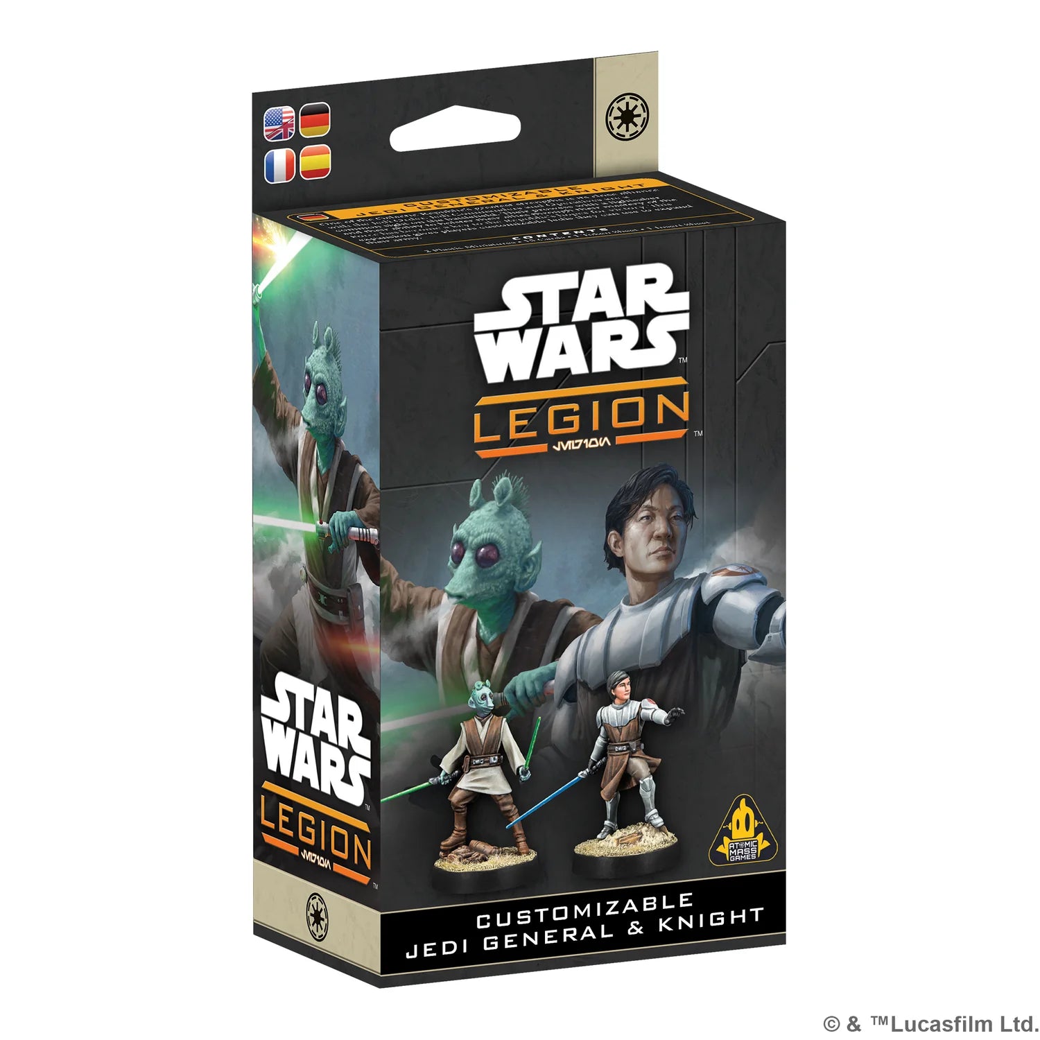 Star Wars Legion Customizable Jedi General and Knight