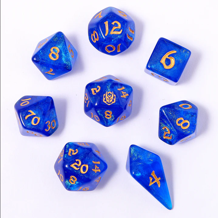 Wyrmforged RPG Dice Set (8) – Cantrip