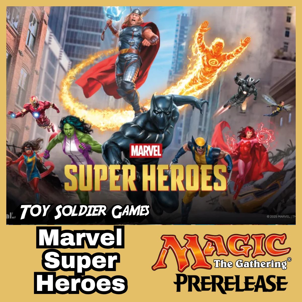 MTG Marvel Super Heroes Prerelease Friday June 19th 2026
