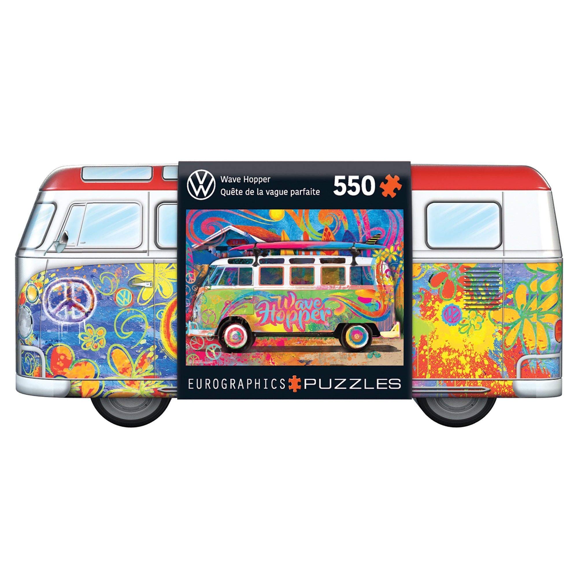 VW Bus Tin Wave Hopper