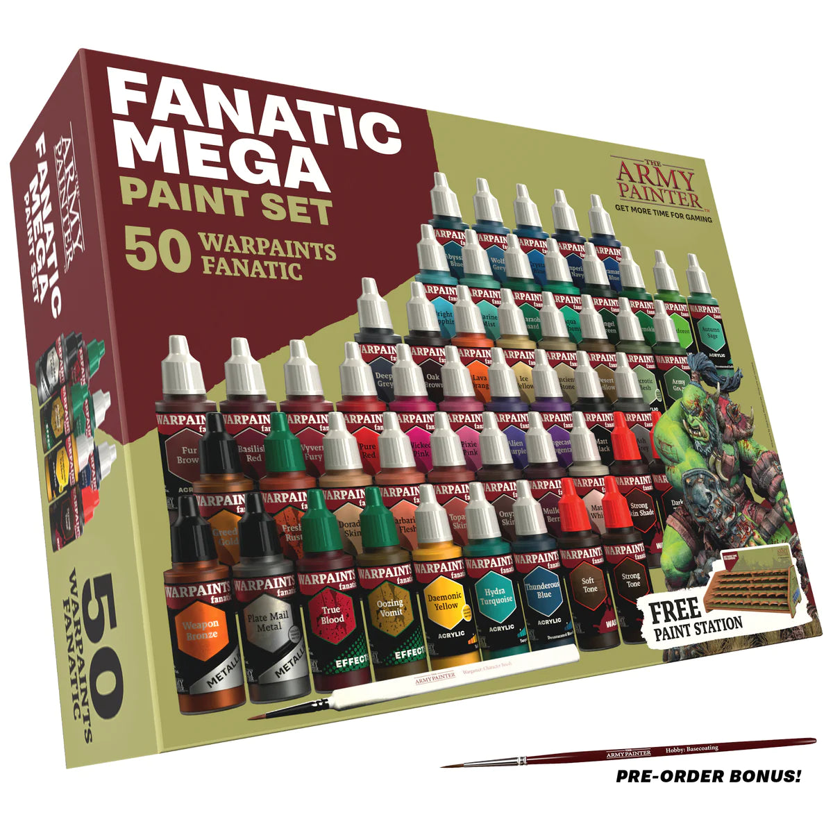 Fanatic Paints Mega Set (50 colors + 1 brush)
