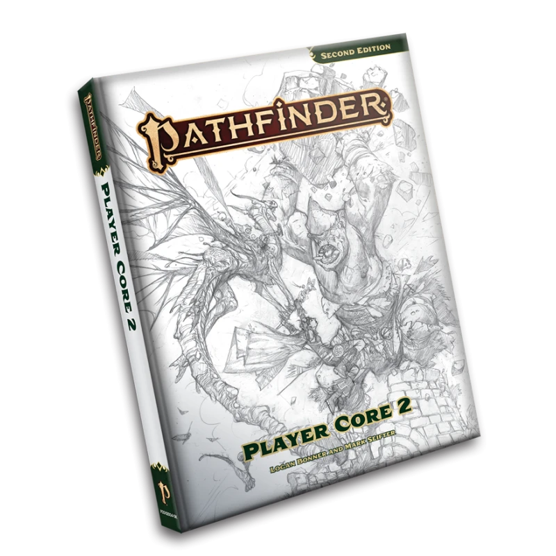 Pathfinder Player Core 2 Sketch Cover