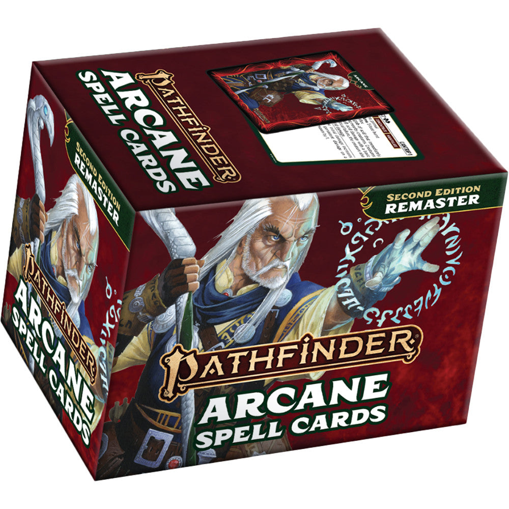 Pathfinder RPG 2e: Spell Cards-Arcane Remastered