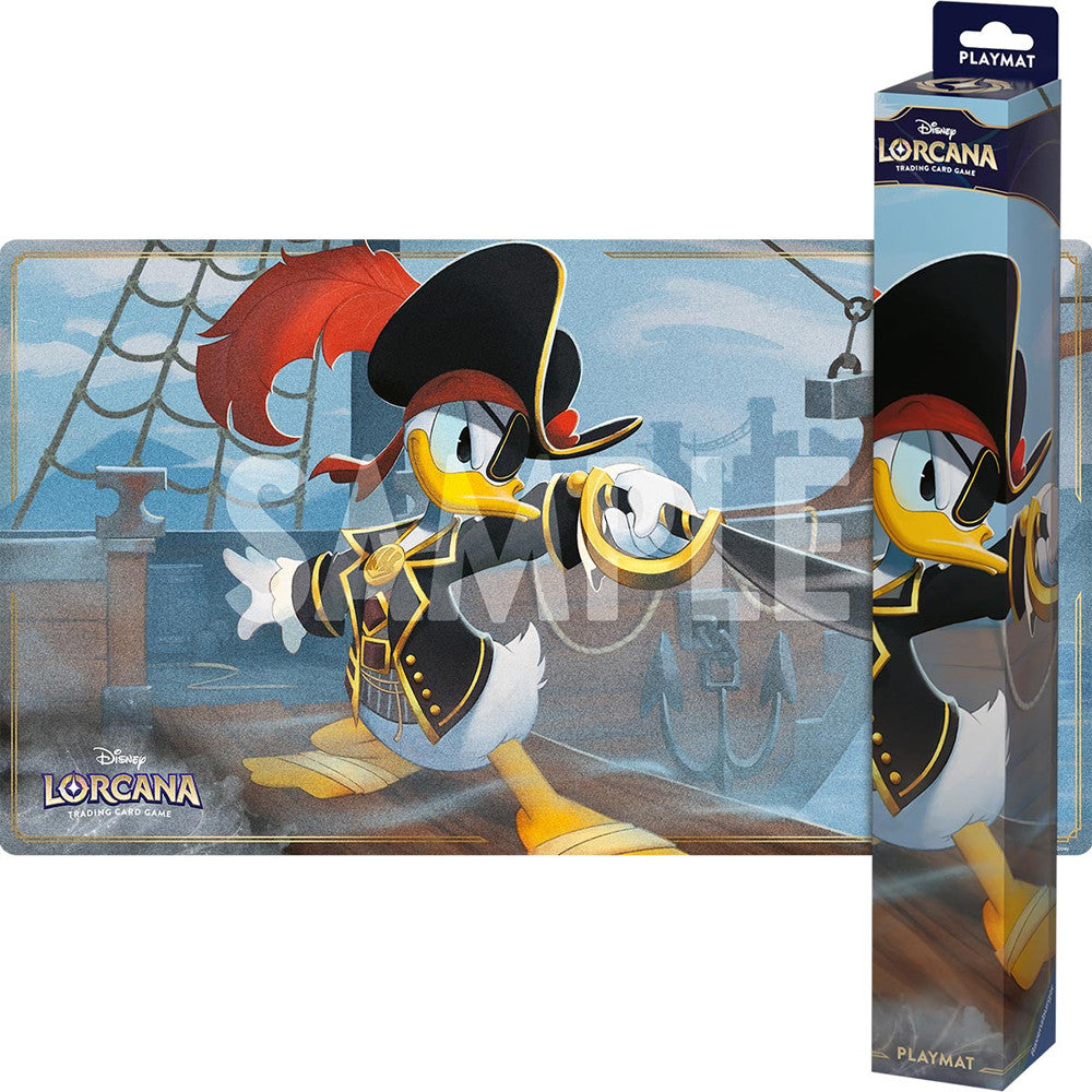 Playmat: Disney Lorcana Azurite Sea Donald Duck Buccaneer