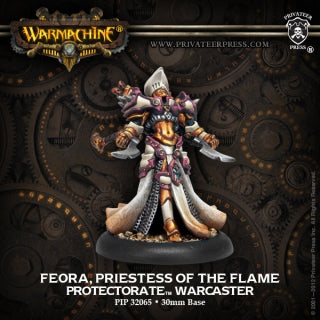 Warmachine Protectorate of Menoth Feora, Priestess of the Flame