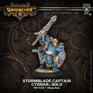 Warmachine Cygnar Stormblade Captain