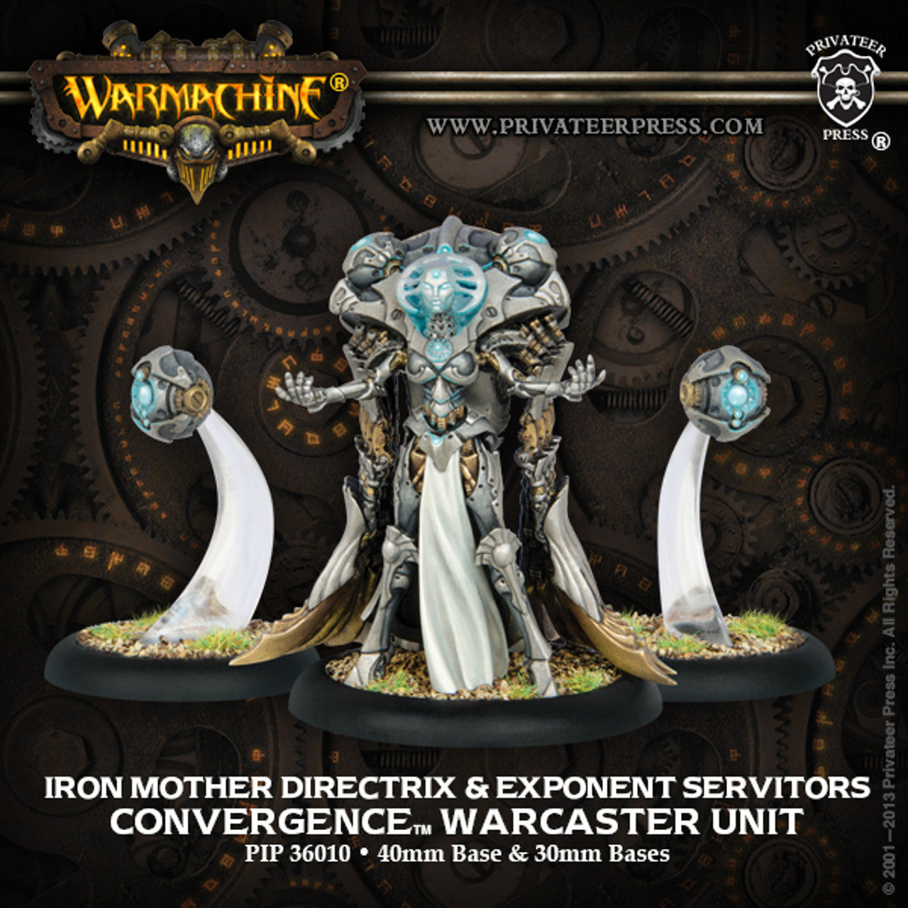 Convergence of Cyriss: Iron Mother Directrix & Exponent Servitors (Warcaster Unit)