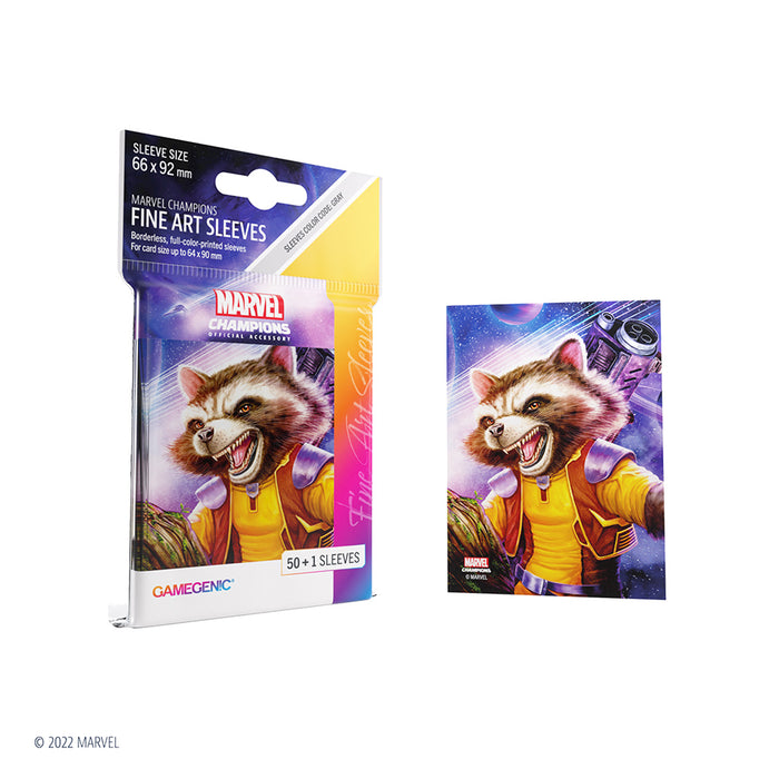 MCG: Rocket Raccoon Art Sleeves Standard (50)