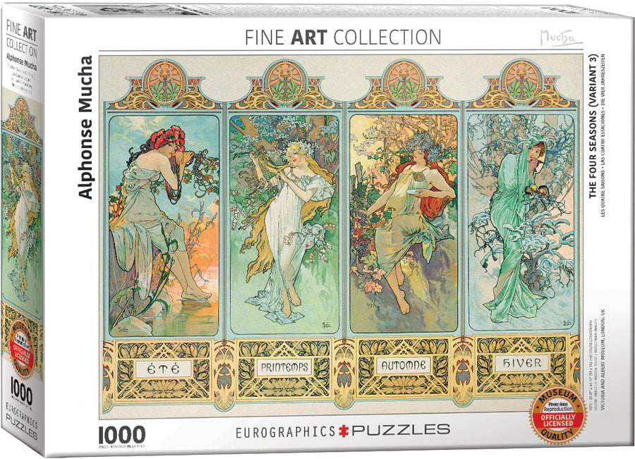 The Four Seasons by Mucha