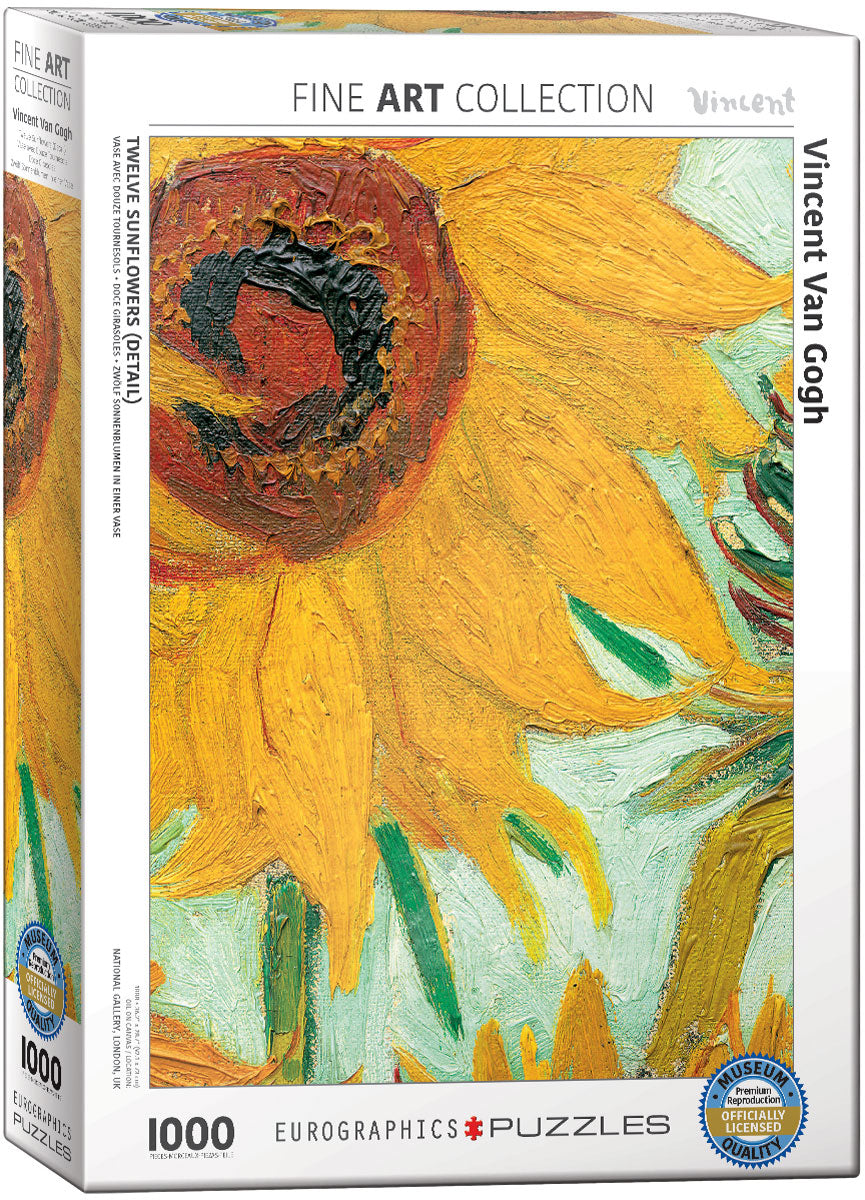 Twelve Sunflowers (Detail) by van Gogh