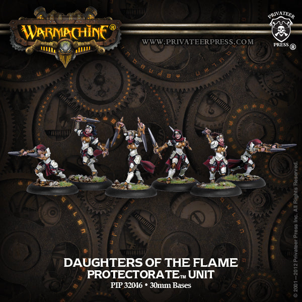 Warmachine Protectorate of Menoth Daughters of the Flames