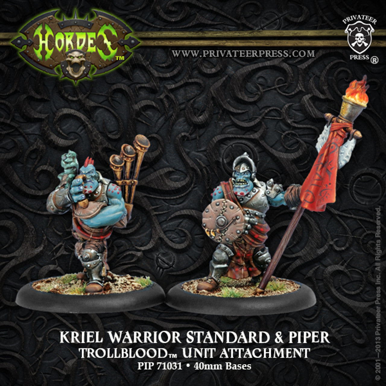 Hordes Trollbloods: Warrior Piper (Standard Unit Attachment)