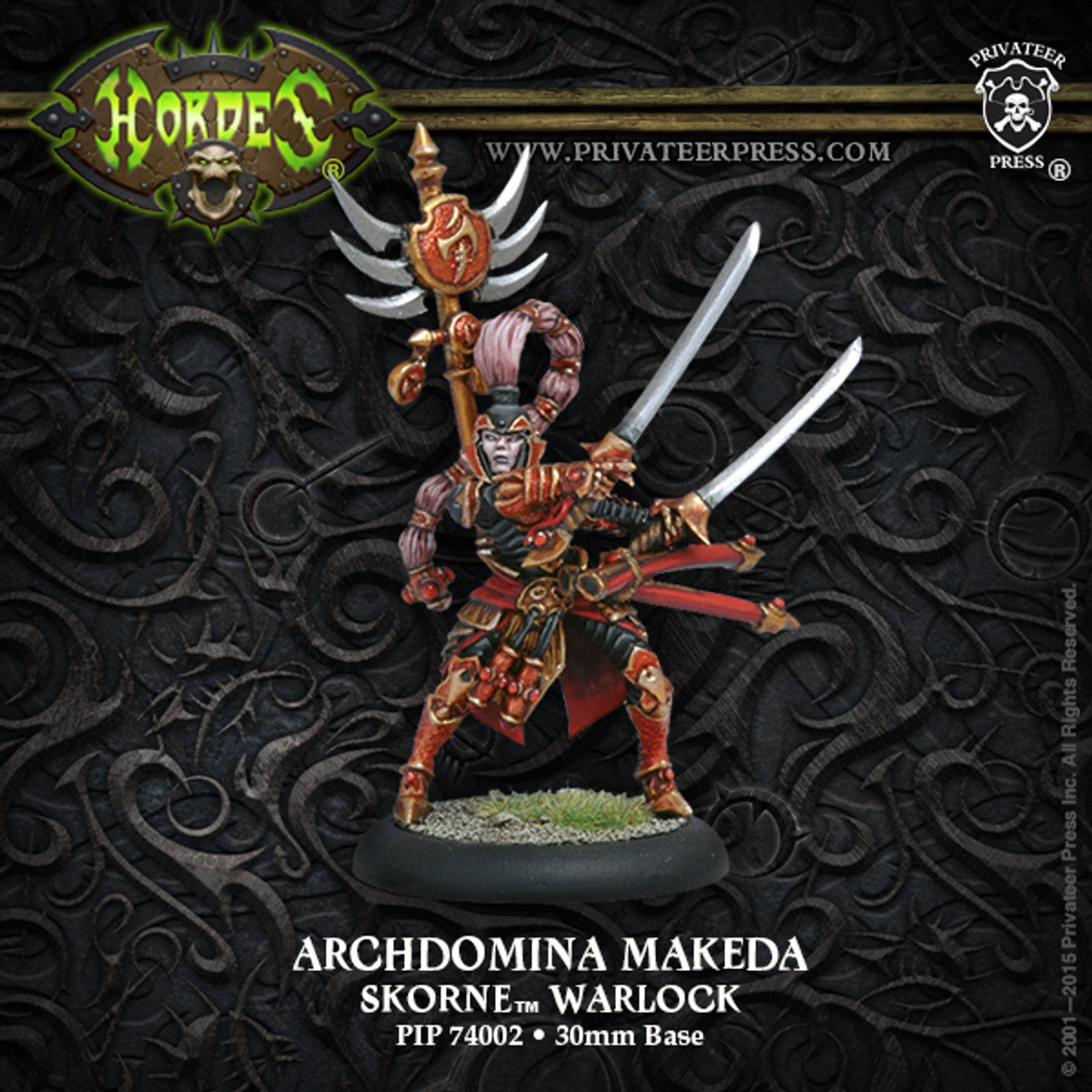 Hordes Skorne: Archdomina Makeda (Skorne Warlock)