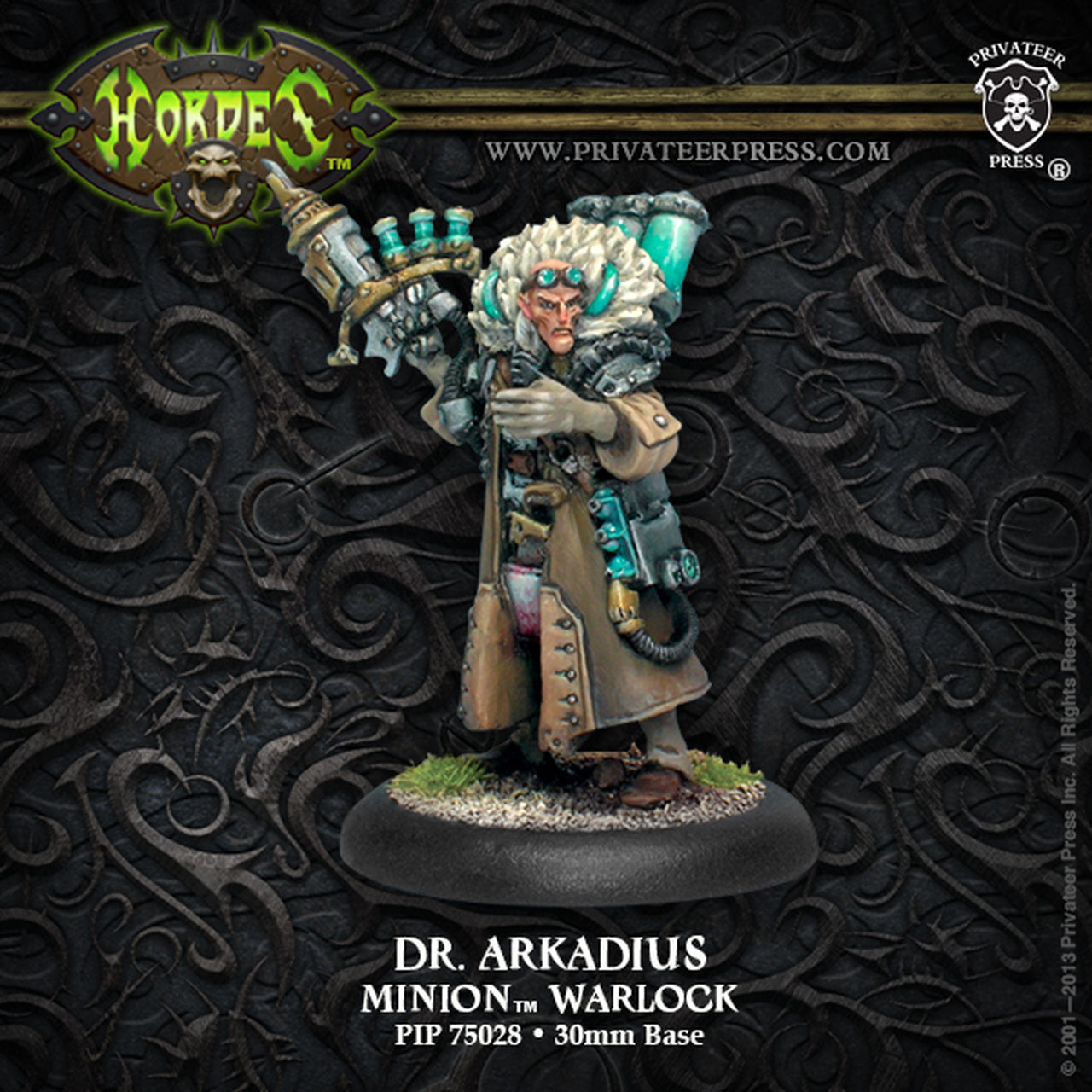 Hordes Minions: Dr. Arkadius (Farrow Warlock)