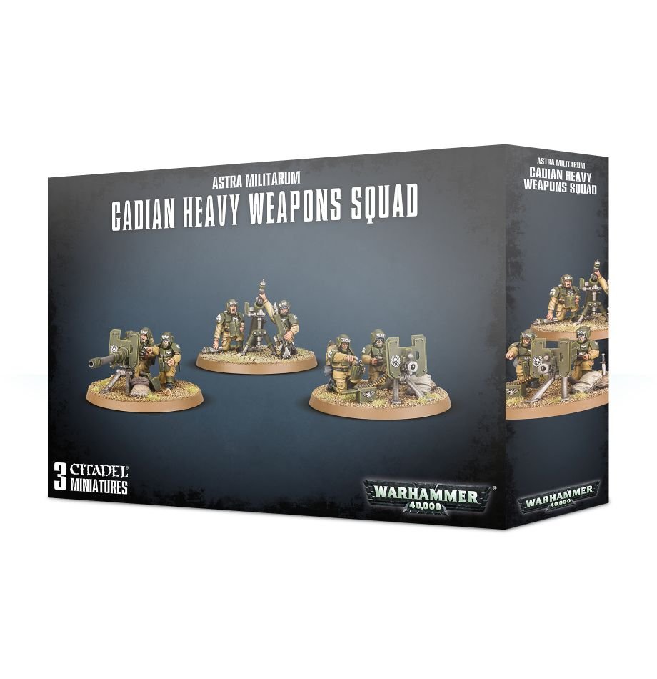 Astra Militarum  Cadian Heavy Weapon Squad (8th Edition)
