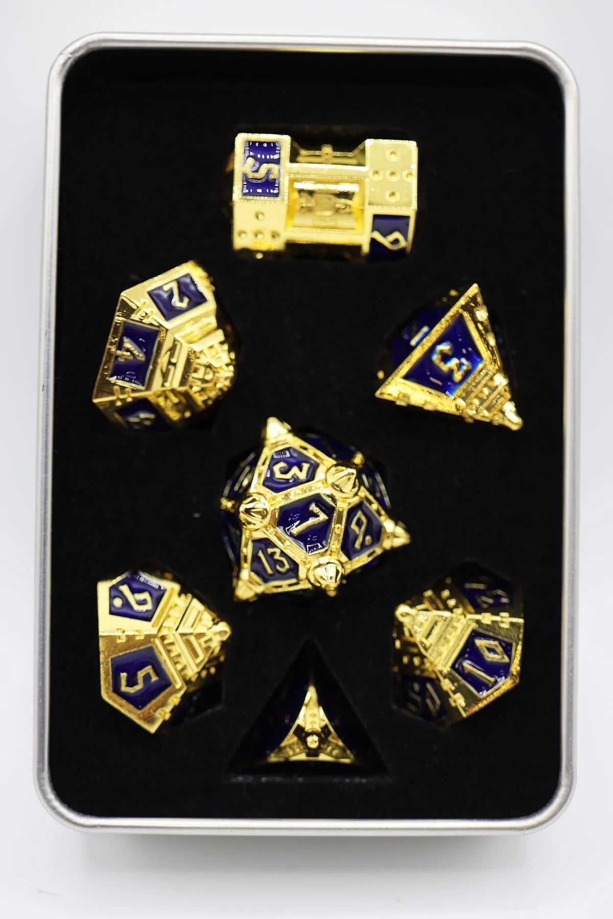 Cobalt Cosmos Dice 51 RPG Metal Dice Set