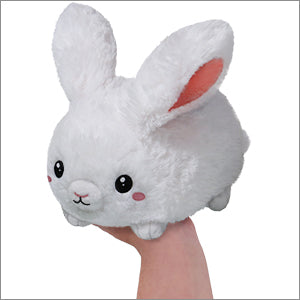 Mini Squishable White Bunny — Toy Soldier Games