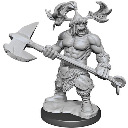 D&D Frameworks Unpainted Orc Barbarian Male